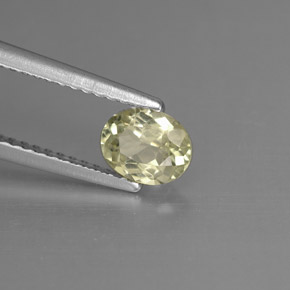 0.64캐럿 천연 그린/핑크 컬러체인지 디아스포어, 타원형 컷, 6.1×5 mm, VVS-VS