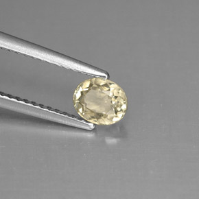 0.63캐럿 천연 그린/핑크 컬러체인지 디아스포어, 타원형 컷, 5.6×4.6 mm, VS