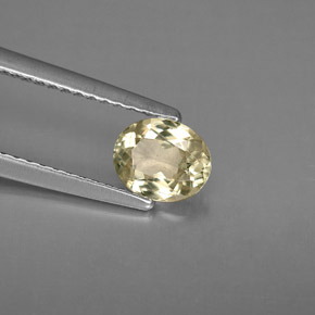 0.67캐럿 천연 그린/핑크 컬러체인지 디아스포어, 타원형 컷, 6.2×5 mm, VS