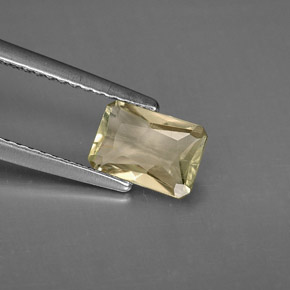 1.00캐럿 천연 그린/핑크 컬러체인지 디아스포어, 에메랄드 컷, 7.4×5.1 mm, VS