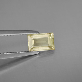 0.86캐럿 천연 그린/핑크 컬러체인지 디아스포어, 바게트, 6.8×4.5 mm, VS-SI