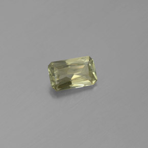 0.78캐럿 천연 그린/핑크 컬러체인지 디아스포어, 에메랄드 컷, 7.2×4.5 mm, VS