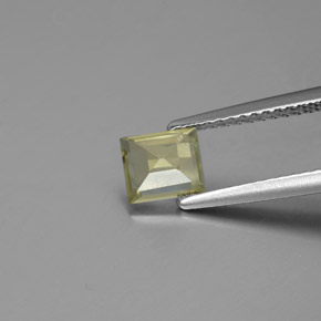 0.71캐럿 천연 그린/핑크 컬러체인지 디아스포어, 스퀘어, 5.6×5.1 mm, VS
