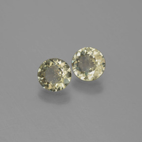 캐럿 천연 그린/핑크 컬러체인지 디아스포어 보석, 라운드 컷, 5.61 mm, VS