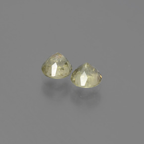 캐럿 천연 그린/핑크 색상 변화 디아스포어 보석, 라운드 컷, VS-SI