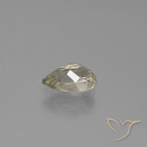 1.19캐럿 천연 골드 컬러체인지 디아스포어, 배 모양, 8.1×5.4 mm, VS-SI