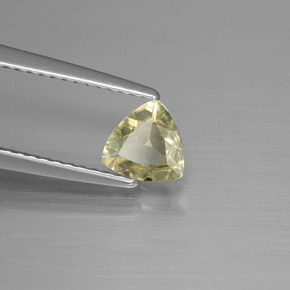 0.45캐럿 천연 그린/핑크 컬러체인지 디아스포어, 트릴리언, 5.8×5.7 mm, VVS-VS