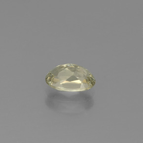 0.89캐럿 천연 옐로우 베이지 컬러체인지 디아스포어, 타원형 컷, 7×4.5 mm, VS
