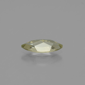 0.97캐럿 천연 매우 연한 옐로우 컬러체인지 디아스포어, 마퀴즈, 10.5×4.1 mm, VS-SI