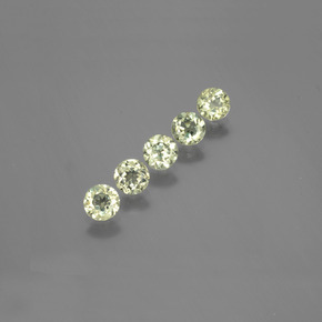 캐럿 천연 그린/핑크 색상 변화 디아스포어 보석, 라운드 컷, VS