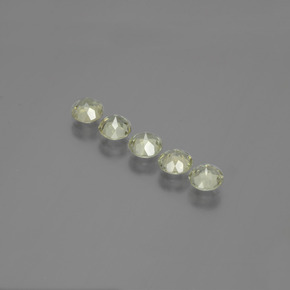 캐럿 천연 그린/핑크 색상 변화 디아스포어 보석, 라운드 컷, VS