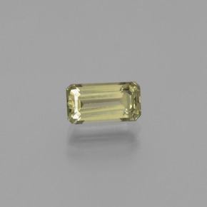 1.60캐럿 천연 따뜻한 노란색 컬러체인지 디아스포어, 에메랄드 컷, 8.4×4.5 mm, VS