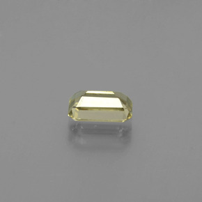 1.10캐럿 천연 흙빛 노란색 컬러체인지 디아스포어, 에메랄드 컷, 7.5×4.6 mm, VS