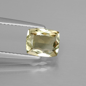 1.45캐럿 천연 그린/핑크 컬러체인지 디아스포어, 쿠션 컷, 7.5×6.3 mm, VVS-VS