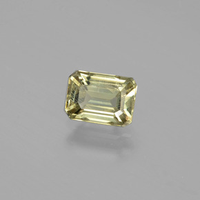 1.03캐럿 천연 그린에서 핑크 컬러체인지 디아스포어, 에메랄드 컷, 6.8×4.9 mm, VS