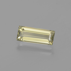 1.78캐럿 천연 옐로우 그린 컬러체인지 디아스포어, 바게트, 11×4.6 mm, VVS