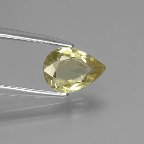 1.02캐럿 천연 그린/핑크 컬러체인지 디아스포어, 배 모양, 8.4×6.1 mm, VVS-VS