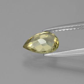 1.02캐럿 천연 그린/핑크 컬러체인지 디아스포어, 배 모양, 8.4×6.1 mm, VVS-VS