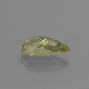2.40캐럿 천연 그린/핑크 컬러체인지 디아스포어, 배 모양, 12.1×6.7 mm, SI