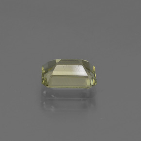 0.97캐럿 천연 매우 연한 옐로우 컬러체인지 디아스포어, 에메랄드 컷, 7×4.6 mm, VVS-VS