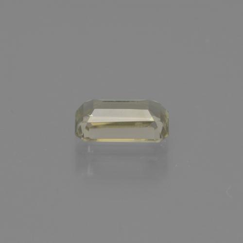 0.86캐럿 천연 갈색빛 옐로우 컬러체인지 디아스포어, 에메랄드 컷, 7.2×4.2 mm, VS