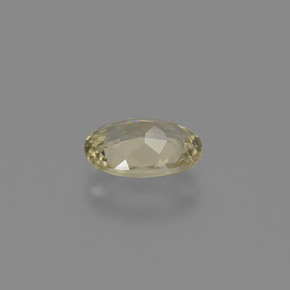 0.73캐럿 천연 갈황색 색상 변화 디아스포어, 타원형 컷, VVS-VS
