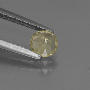 0.52캐럿 천연 그린/핑크 색상 변화 디아스포어, 라운드 컷, VS-SI