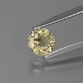 0.59캐럿 천연 그린/핑크 컬러체인지 디아스포어, 라운드 컷, 5.30 mm, VS-SI