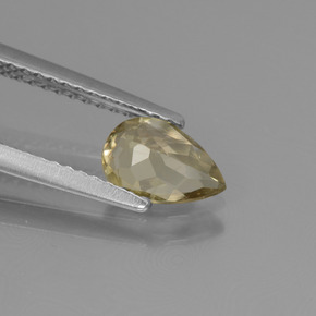 0.71캐럿 천연 그린/핑크 컬러체인지 디아스포어, 배 모양, 7.5×5.2 mm, VS