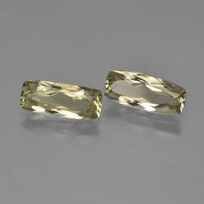 2.61캐럿 천연 매우 밝은 황금색 컬러체인지 디아스포어 보석, 쿠션 컷, 10.3×4.3 mm, VVS