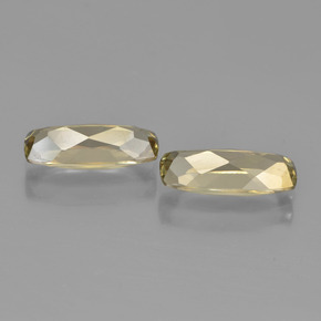 3.01캐럿 천연 매우 연한 옐로우 컬러체인지 디아스포어 보석, 쿠션 컷, 11×4.7 mm, VVS-VS