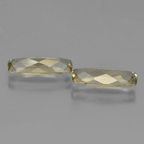 2.78캐럿 천연 매우 연한 옐로우 컬러체인지 디아스포어 보석, 쿠션 컷, 11.7×4.4 mm, VVS