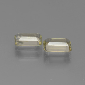 캐럿 천연 그린/핑크 컬러체인지 디아스포어 보석, 에메랄드 컷, 6.9×4.5 mm, VS