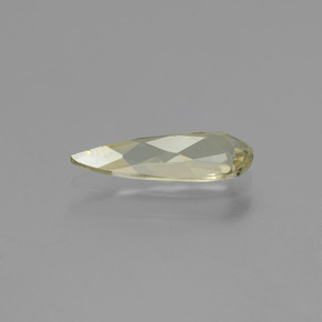1.37캐럿 천연 그린에서 핑크 컬러체인지 디아스포어, 배 모양, 13.2×4.6 mm, VVS