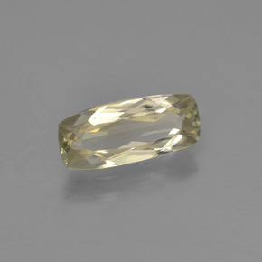 1.52캐럿 천연 매우 연한 옐로우 컬러체인지 디아스포어, 쿠션 컷, 11×4.8 mm, VVS-VS