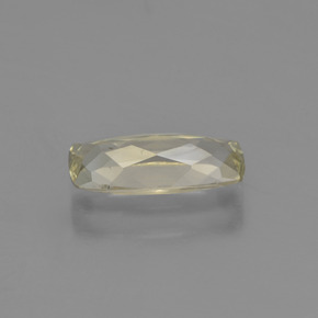 1.52캐럿 천연 매우 연한 옐로우 컬러체인지 디아스포어, 쿠션 컷, 11×4.8 mm, VVS-VS