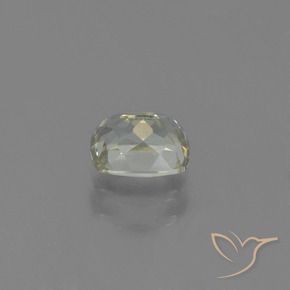 0.75캐럿 천연 옅은 노랑 색상 변화 디아스포어, 방석, VVS-VS