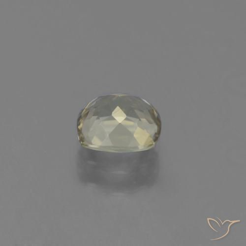 0.76캐럿 천연 연노랑 색상 변화 디아스포어, 방석, VVS-VS