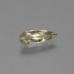 1.36캐럿 천연 미디엄 옐로우 컬러체인지 디아스포어, 배 모양, 12×4.7 mm, VVS-VS