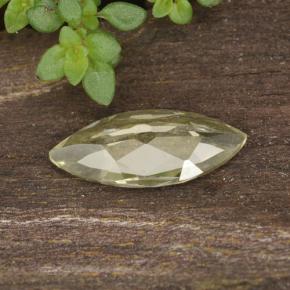0.76캐럿 천연 라이트 옐로우 컬러체인지 디아스포어, 마퀴즈, 10.4×4.8 mm, VVS-VS