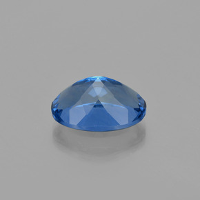 21.80캐럿 천연 바이올렛에서 블루 컬러체인지 플루오라이트, 타원형 컷, 20.1×15.2 mm, VS