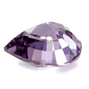 0.71캐럿 천연 녹갈색에서 레드핑크 컬러체인지 가넷, 배 모양, 6×5 mm, VS