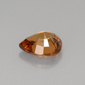 1.16캐럿 천연 골든 브라운에서 핑크 컬러체인지 가넷, 배 모양, 7.1×6 mm, VS
