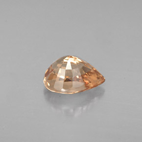 1.29캐럿 천연 오렌지 컬러체인지 가넷, 배 모양, 7.4×5.5 mm, VS-SI