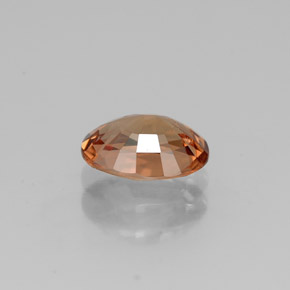 1.17캐럿 천연 오렌지 컬러체인지 가넷, 타원형 컷, 7.2×5.6 mm, VVS