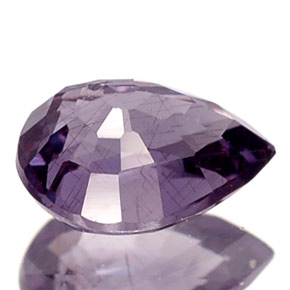 0.72캐럿 천연 청자색 컬러체인지 가넷, 배 모양, 6.3×4.6 mm, VS