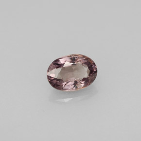 0.66캐럿 천연 퍼플에서 레드 핑크 컬러체인지 가넷, 타원형 컷, 5.9×4.2 mm, VS-SI