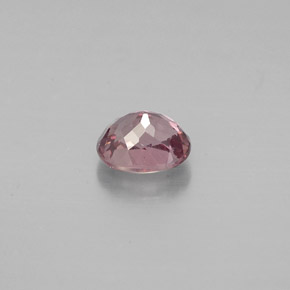 0.58캐럿 천연 핑크빛 로즈에서 레드 핑크 컬러체인지 가넷, 타원형 컷, 5.2×4.2 mm, VS