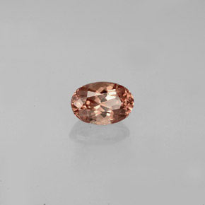 0.70캐럿 천연 핑크빛 로즈에서 레드 핑크 컬러체인지 가넷, 타원형 컷, 6.1×4.1 mm, VVS-VS