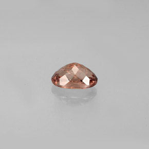 0.70캐럿 천연 핑크빛 로즈에서 레드 핑크 컬러체인지 가넷, 타원형 컷, 6.1×4.1 mm, VVS-VS